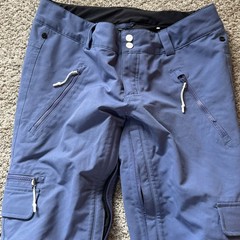 Armada Women’s Ski Snowboard Pants Medium M Blue Cargo Pockets Vented Snow