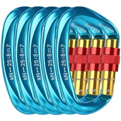Professional Climbing Carabiners – D Shape Design