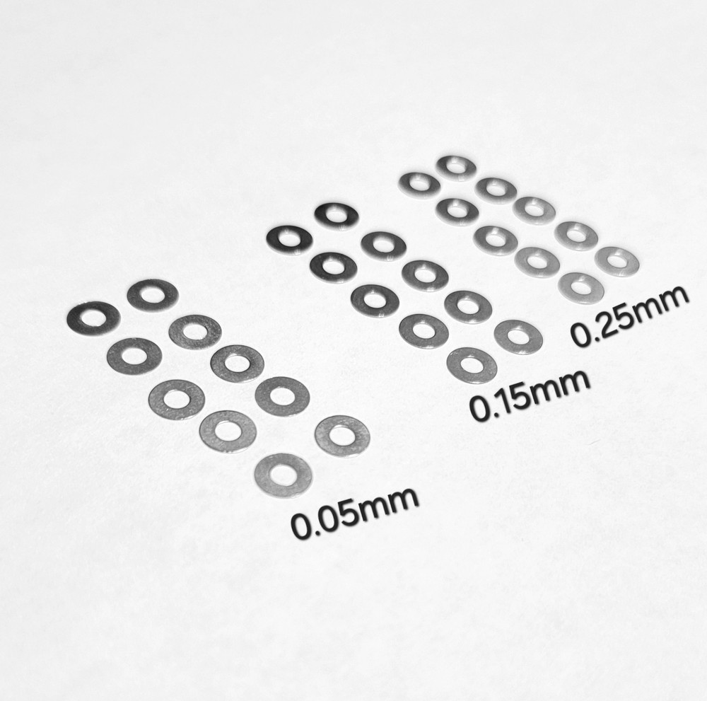 Airsoft Aeg Shim Set 30 Pc. Stainless Steel
