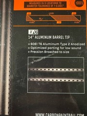 CRBN IC SS8 barrel (CAMO) w/ Stainless Steel .689 insert: AC thread. BNIB!