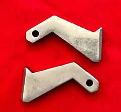 1 PR 2 1/4″ DROP STYLE COWBOY #2 ROPER Cutter STYLE SPUR SHANKS
