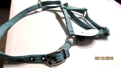 NWT HILLSIDE HARNESS AND HARDWARE NYLON SMALL PONY TURNOUT HALTER LIGHT GREEN
