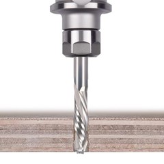 Spiral Router Bits Up Down CNC Compression Bit 1/4 inch Shank &Cutting Diamet…