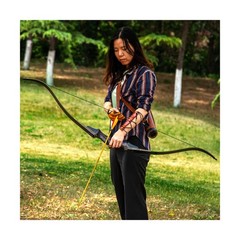 Deerseeker Archery 60″/62″ Takedown Recurve Bow Set with Flemish String Woodg…