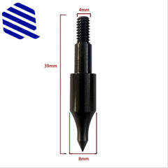 Steel 100 Grain Archery Arrow Field Points Field Tips Practice Target 24 Pcs
