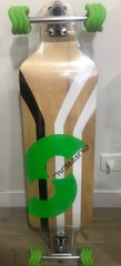 Shark Wheel Surreal – Skateboard Longboard / 70MM, 78A Green DNA Shark Wheels