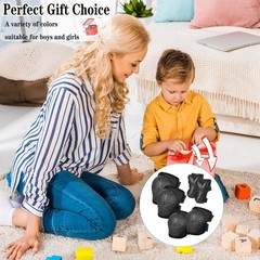 Kids/Youth Knee Pads and Elbow Pads Set for Kids 3-14 Years Boys Girls Protectiv