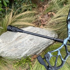 6-12 Inch Archery Bow Stabilizer for Compound Bows – 3K Carbon Fiber, Damping Sy