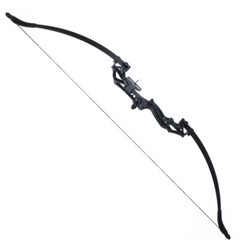 54″ Takedown Recurve Bow Set&Bow Sight&Arrow Rest Hunting+12pcs Arrows Archery