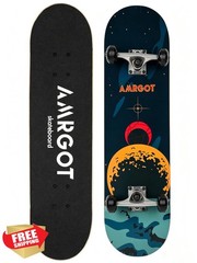 Amrgot Skateboards for Beginners,31 * 8 inches Complete Skateboards for Kids,…