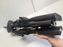 Lot 3 Used Airsoft Blaster BB SMG Pulse R15 Drum Mag Battery Black Orange Tip