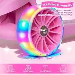 Kids 3 Wheel Scooter for Ages 3-10 Years Girls/Boy Toddler Scooter 3 Adjustable