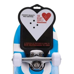 The Heart Supply 54mm Kids Teens Adults Skateboard Beginner Bright Blue