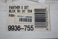 BEAR ARCHERY PANTHER II COMPOUND BOW SET QUIVER ARROWS FISHING IN BOX RH 30″ #55