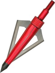 12pcs Archery Broadheads 3 Fixed Blade 100Grain Hunting Arrowheads with One Case