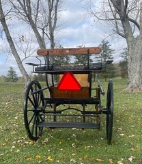 Imported Bennington 2 Two Wheel Horse Cart Carriage Driving Presentation Vehicle
