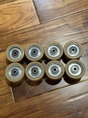 Wicked Lips Skate Wheels Purple 97A Intense Labeda Quad Speed Derby Shuffle Vint