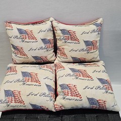 USA American Bald Eagle God Bless America 250th Patriotic Cornhole Bags (8)