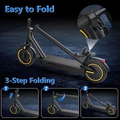 LADPED LPMAX Electric Scooter 22MPH Max Speed 500W Double Suspension 14.5ah