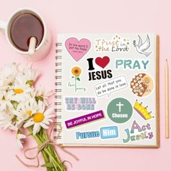 200 Pcs Inspirational Christian Bible Verse Stickers Jesus Faith Decals