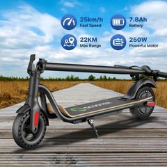 7.8AH Adult Electric Scooter 25km/H High Speed Folding E-Scooter US New Commuter