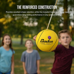 Baden School Quality Tetherball Set – Soft-Touch Tetherball Ball and Rope