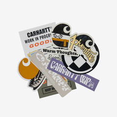 Carhartt WIP Sticker Bag 10 Pack Screen Printed Plastic Decals Streetwear Brand