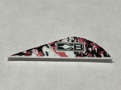 Choice Of 36, 50, Or 100 2″ Flame, Camo, Blood Splatt BLAZER VANES FROM BOHNING