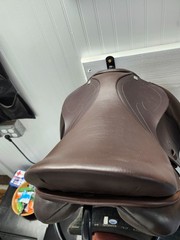 Close Contact, English Saddle, Dark Brown, 16.5, hardly used