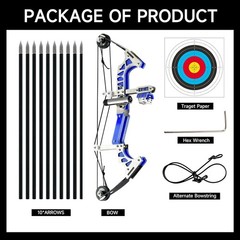Laser Compound Bow Set with Infrared Laser-Assisted Aiming*