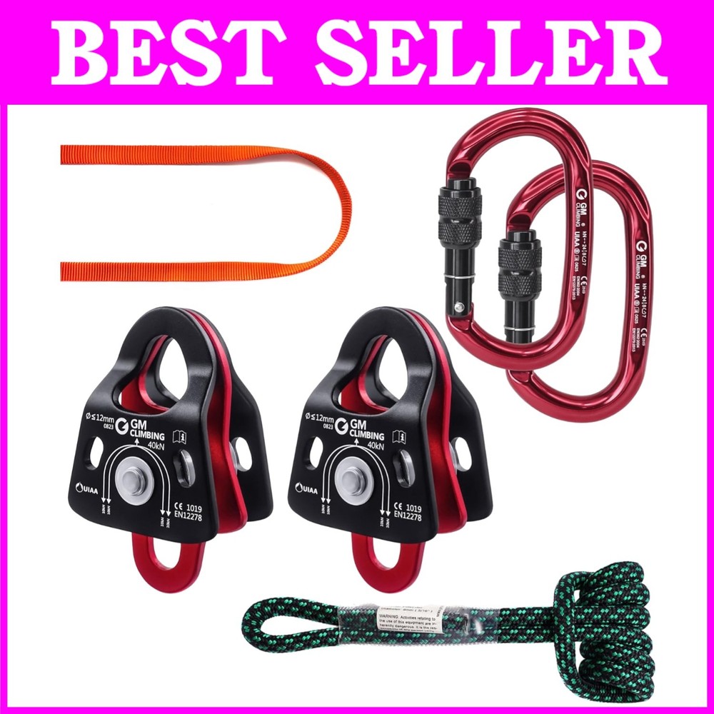 Lightweight Block and Tackle Alternative – Micro Pulley Kit=
