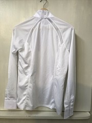 Ariat Pro Series Equestrian Sunstopper 2.0 1/4 ZIP LS Show Shirt White Medium M