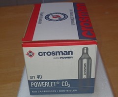 Crosman 23140 CO2 Powerlet Cartridge – 40 Count 12 Grams 12g Airgun Rifle