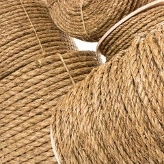 Golberg 3 Strand Natural Fiber Tan Manila Rope Available in Many Sizes & Lengths