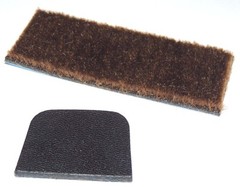 Traditional HAIR RUG & LEATHER Adhesive ARROW REST Archery RECURVE & LONGBOW
