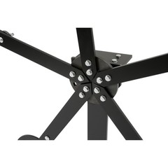 8″ inch Portable Paddles Star Reactive Shooting Target Q235 Steel, No Welding