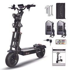 Foldable Dual Motor 14″ 10000W 50A Strong Power Electric Scooter Fast Speed Necg