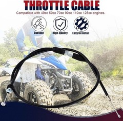 High-Quality Throttle Cable 31in for Kids ATV and Mini Bikes – Easy Installation