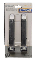 Sig Sauer X-Five ASP Magazine 2 Pack .177 Caliber 20 Rounds AMPC-177-20X