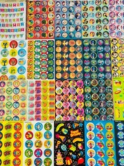 500 Stickers | LOT FOR ALL AGES | TONS OF FUN THEMES FOR ALL SEASONS HOLIDAY