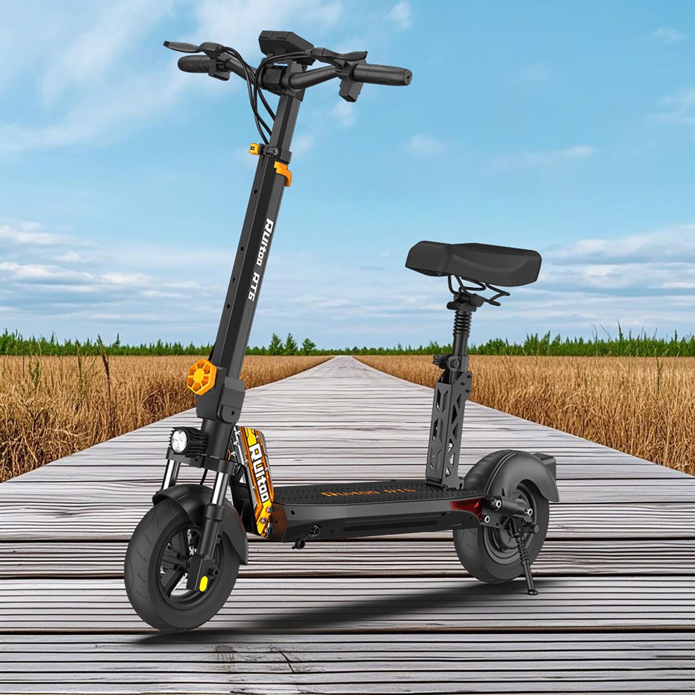 Ruitoo 1000W Foldable Electric Scooter w/ Seat E-Scooter 32MPH Double Suspension