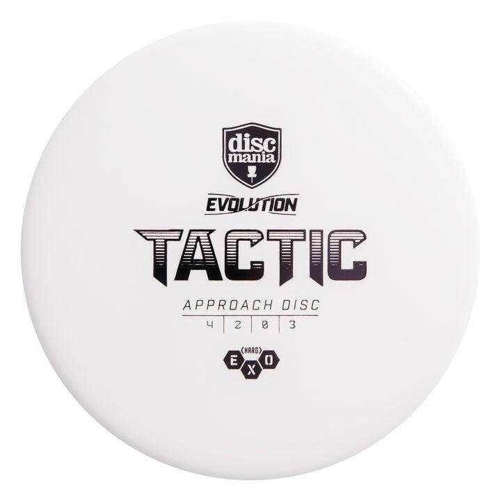 Discmania Tactic – EXO Hard Plastic – 4 Speed Overstable Disc Golf Approach Disc
