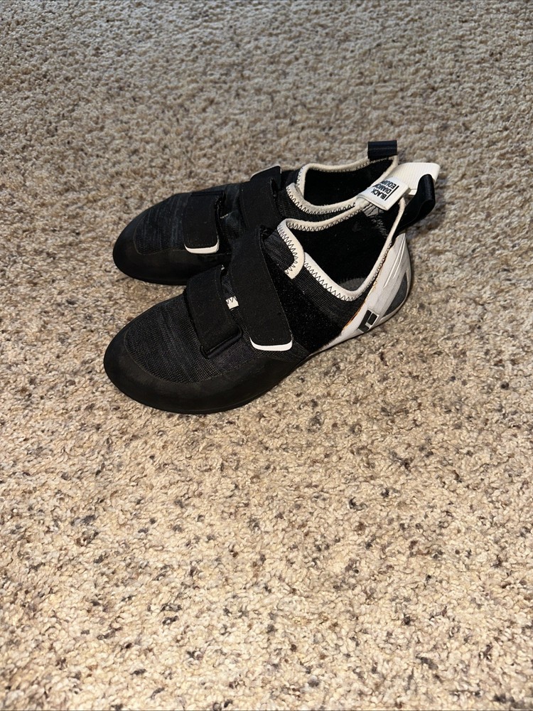 Black Diamond Black And White Climbing Shoes Size Men’s 6 Womens 7 Excellent Con