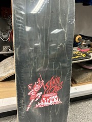 Salba Santa Cruz Tiger Pop deck Skateboard 8.0 rare