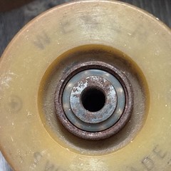 VINTAGE ROLLER SKATE WHEELS WEBER SWISS MADE W/ JAPAN NTN 627Z Set Of 5