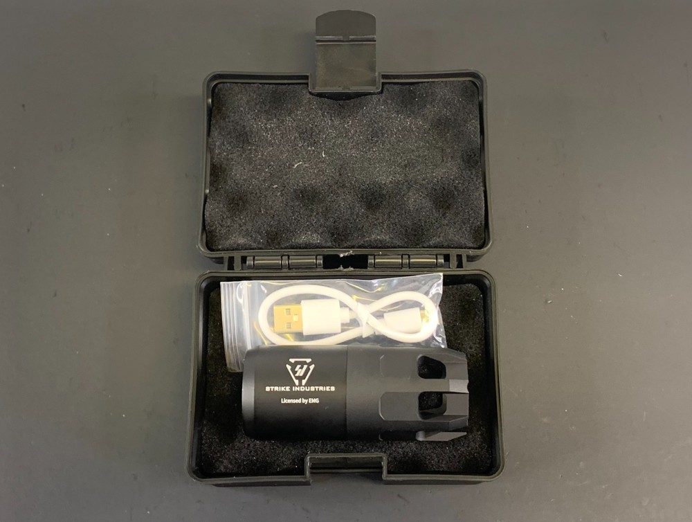 EMG Strike Industries Oppressor w AceTech Bifrost M Rechargeable Tracer 14MM NEG