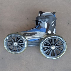 LandRoller Mojo Inline Skates Blue Size Men 6 Women 7