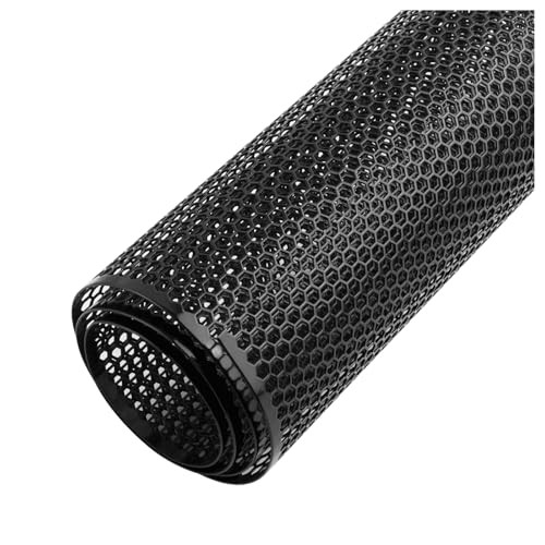40×13″ Car Grill Mesh for Bumper,Cuttable Metal Mesh Grill 6mm Hexagonal/Black