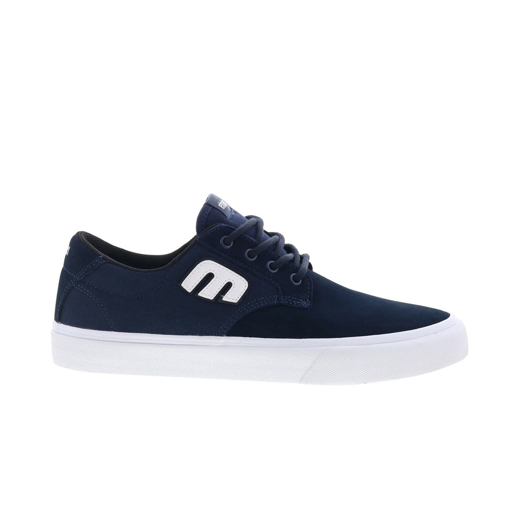 Etnies Barge Plus 4101000578401 Mens Blue Suede Skate Inspired Sneakers Shoes