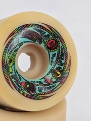 Vintage NOS Santa Cruz OJII TEAM RIDER Skateboard Wheels 95 61mm NATURAL